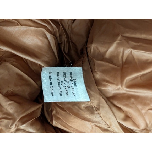 Tuckernuck Copper Reagan Ruffle Down Winter Jacket Womens Size Large - Picture 5 of 14